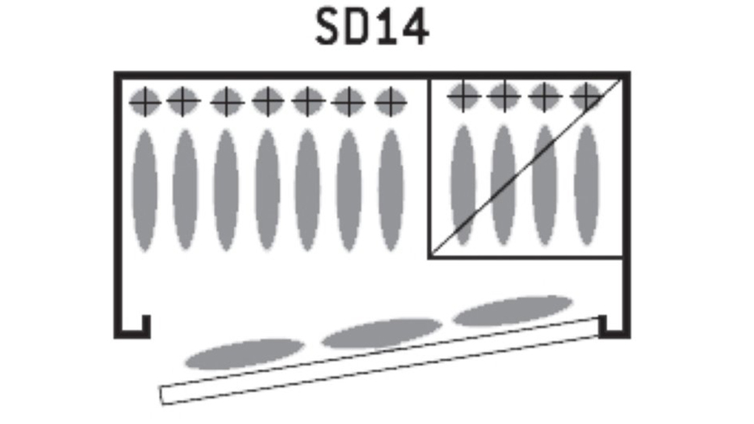 INFAC Waffentresor SD14  14 Langwaffen
