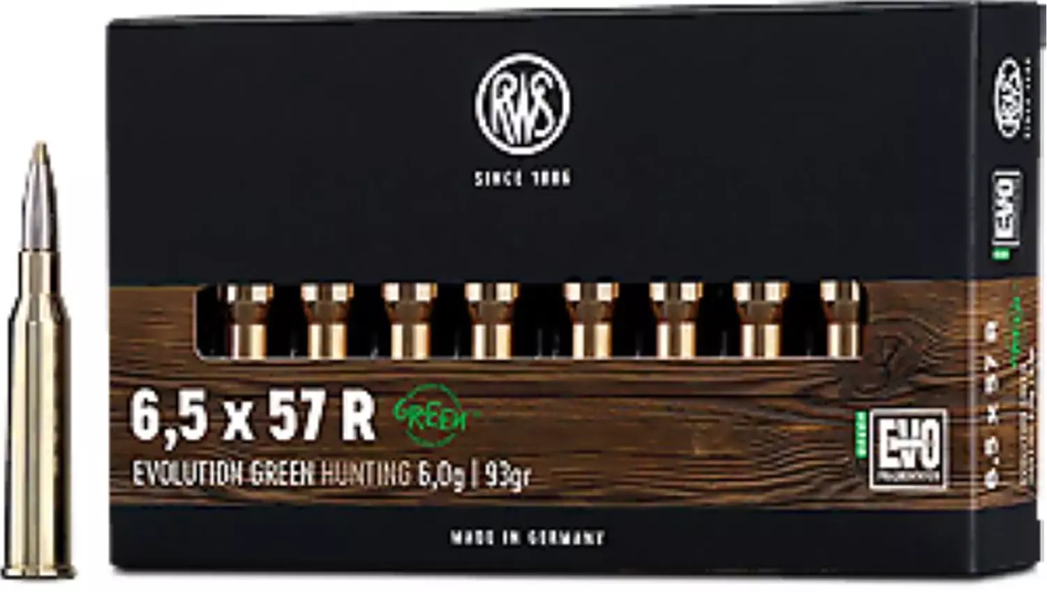 RWS  6.5x57R Evo Green 6g 93grain