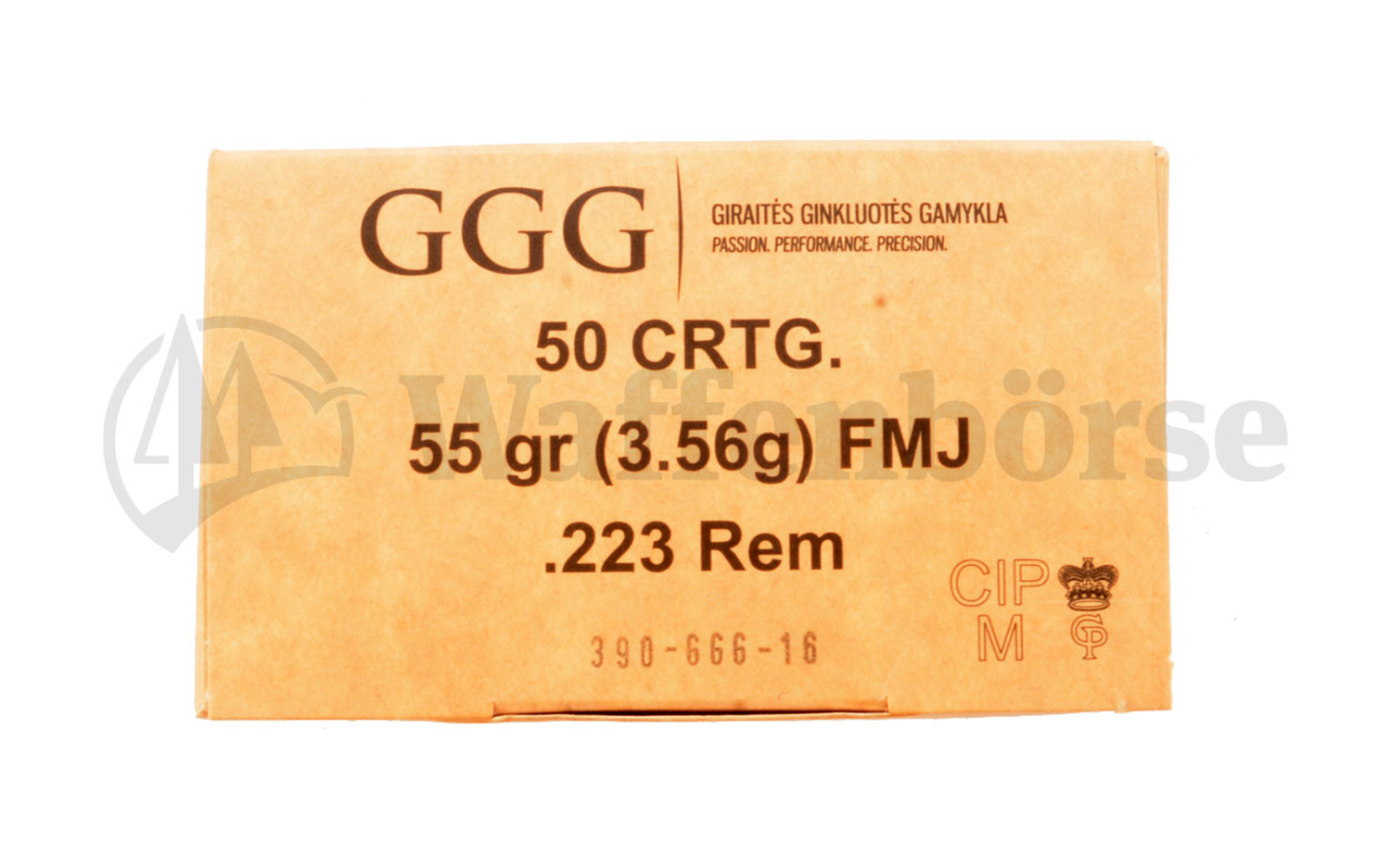 GGG  .223 Remington VM  3,56g / 55grain