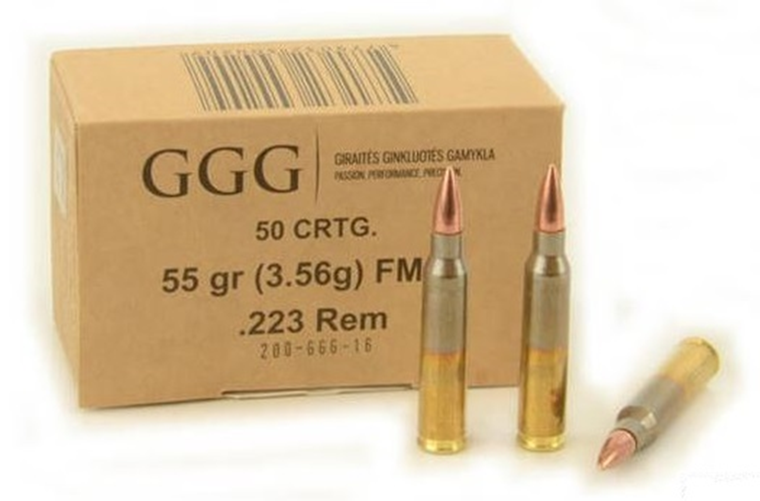 GGG  .223 Remington VM  3,56g / 55grain
