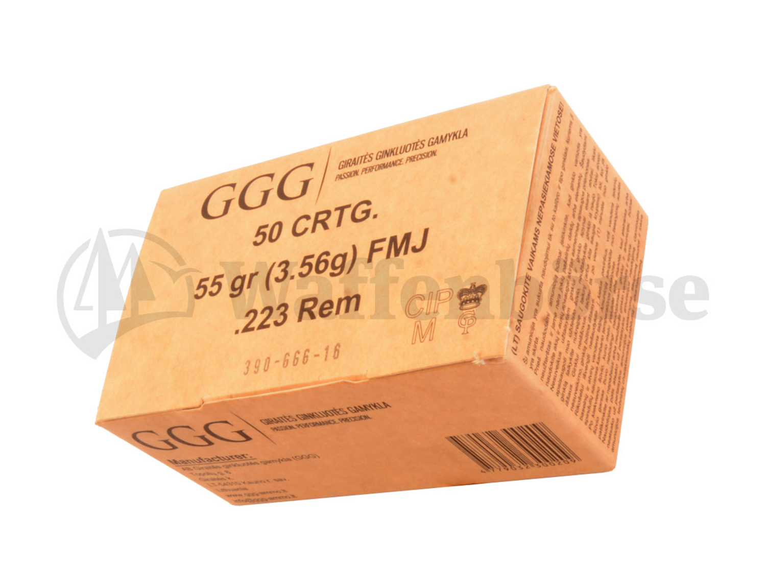 GGG  .223 Remington VM  3,56g / 55grain