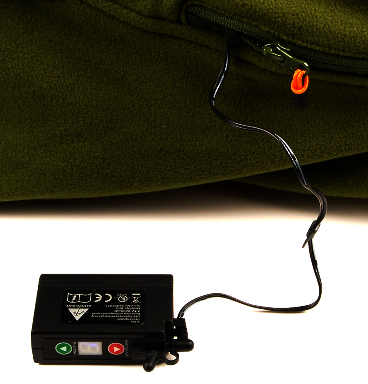 Heizweste Schwarz XXL