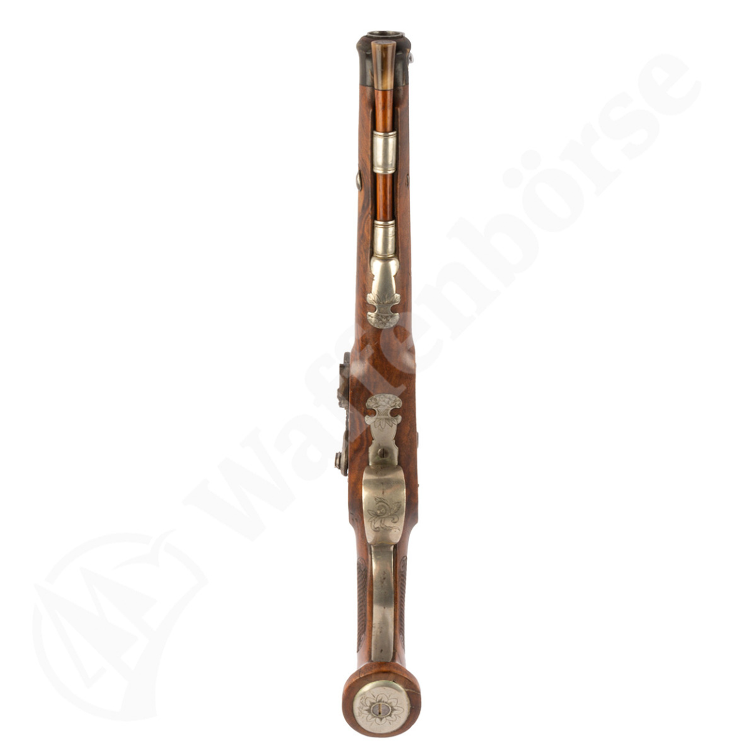 Deutsche Ehlich Perkussions - Duell - Pistole 12,5mm glatt