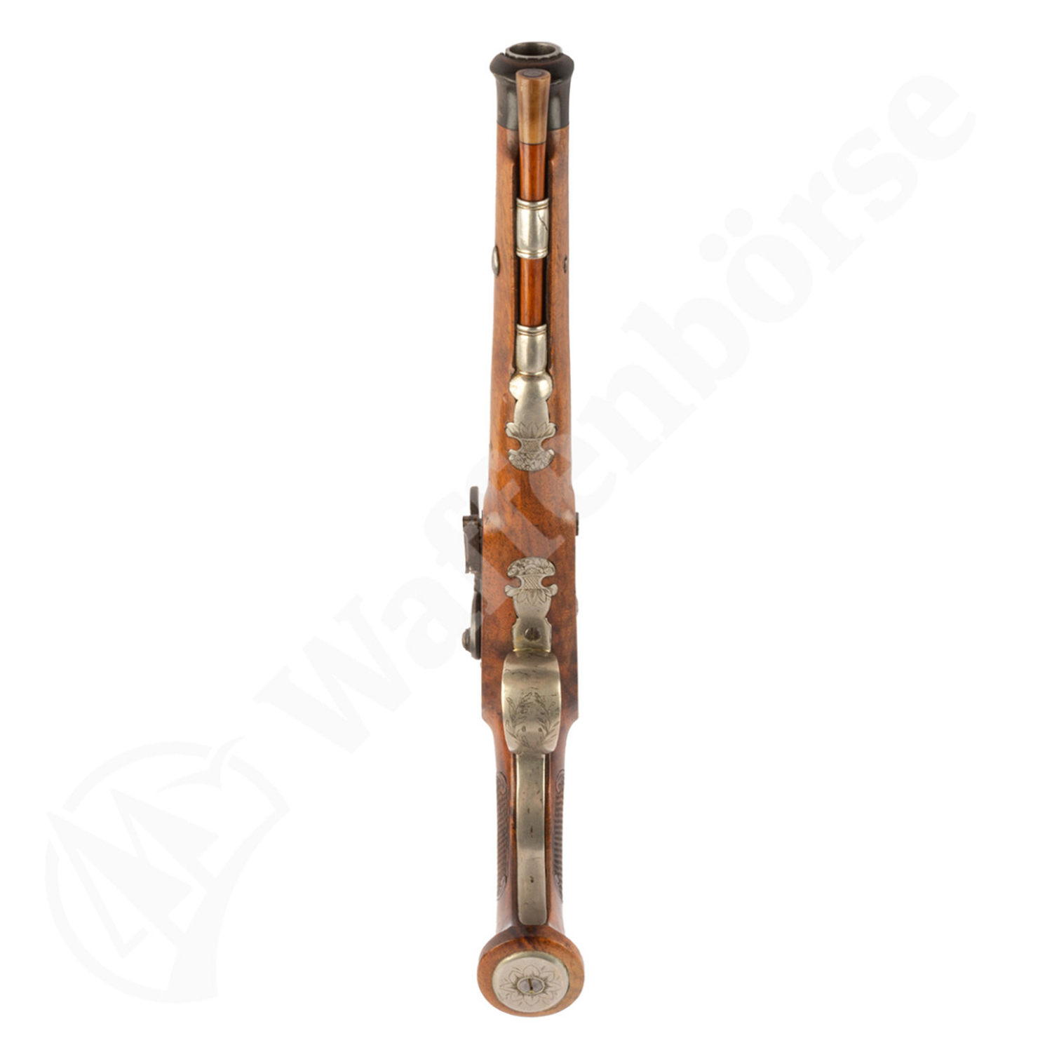 Deutsche Ehlich Perkussions - Duell - Pistole 12,5mm glatt