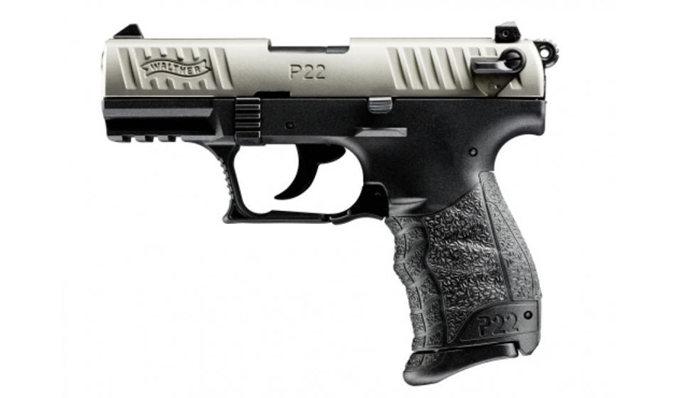 Walther P22Q Nickel Pistole .22lr