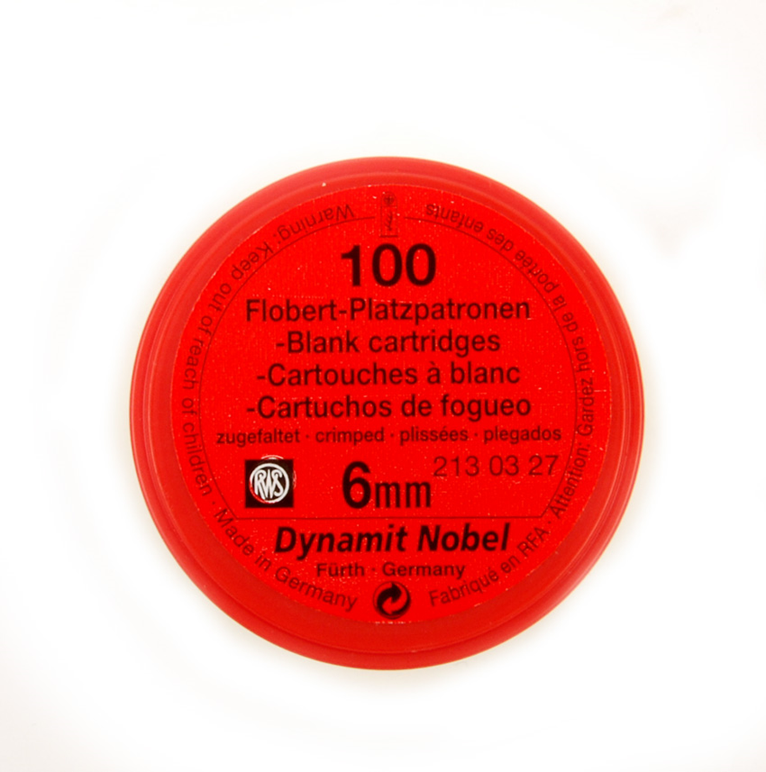 RWS Flobert Platzpatronen 6mm