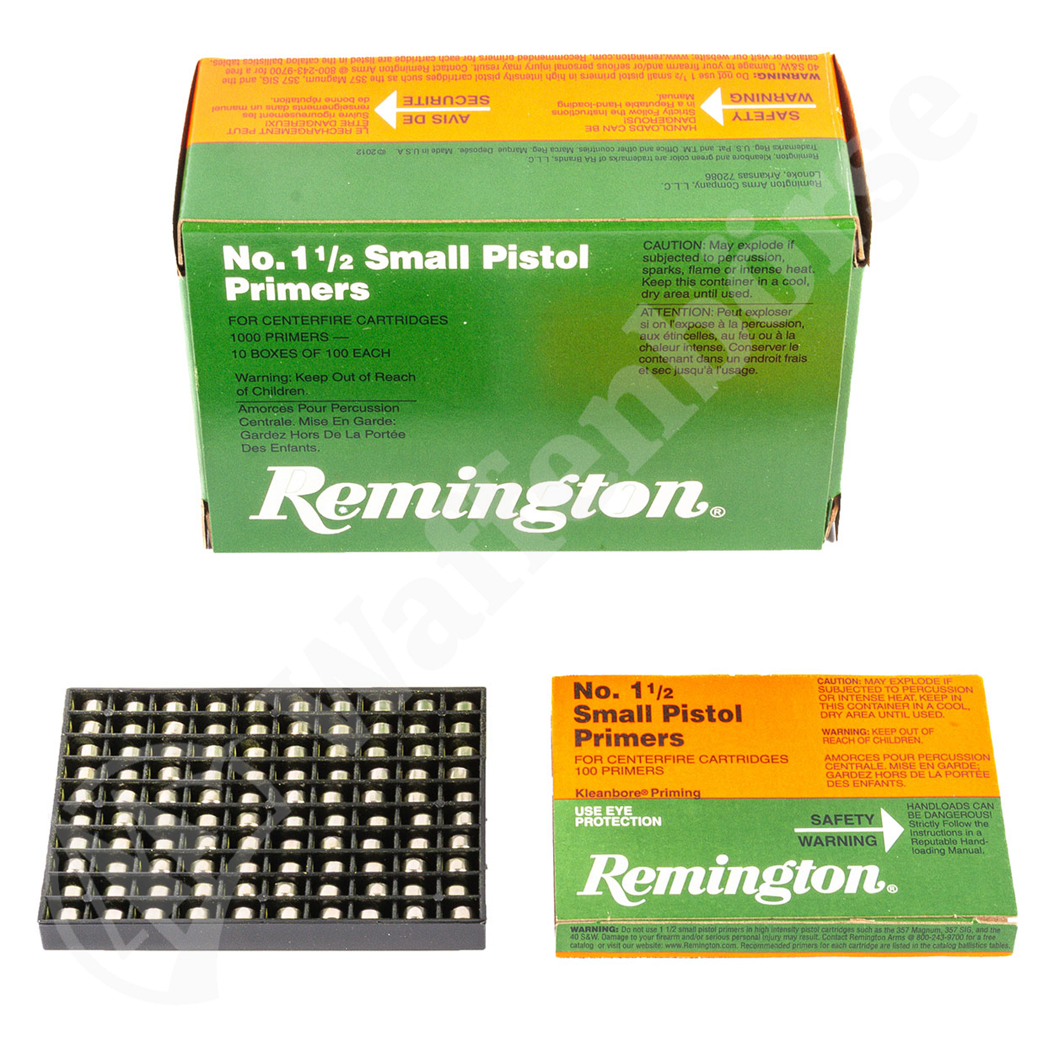 Remington Zündhütchen 1 1/2 small Pistol