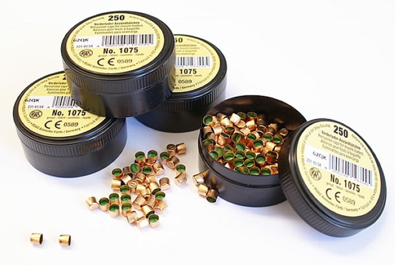 RWS Zündhütchen 1075 Standard für Vorderlader