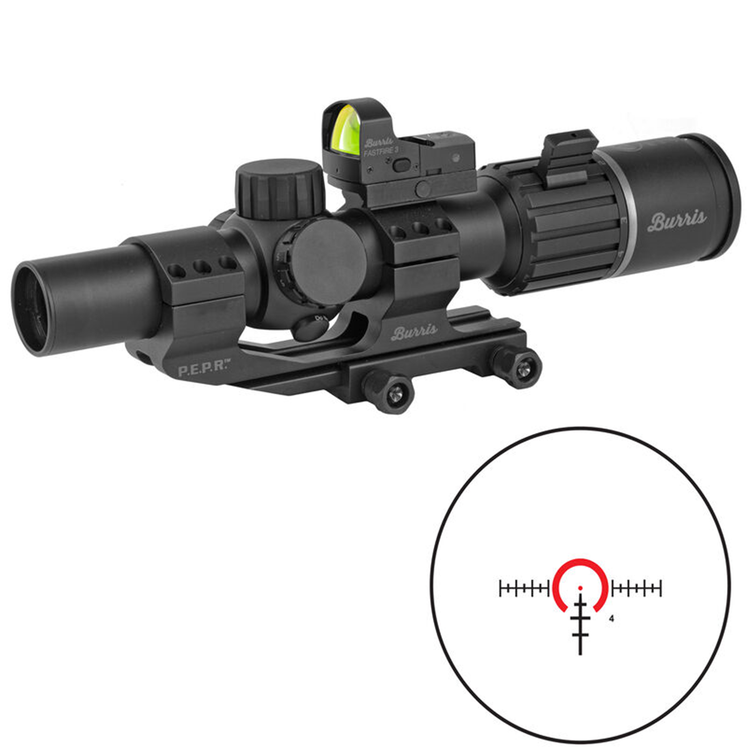 BURRIS RT-6 1-6x24 inkl. Fastfire und Montage