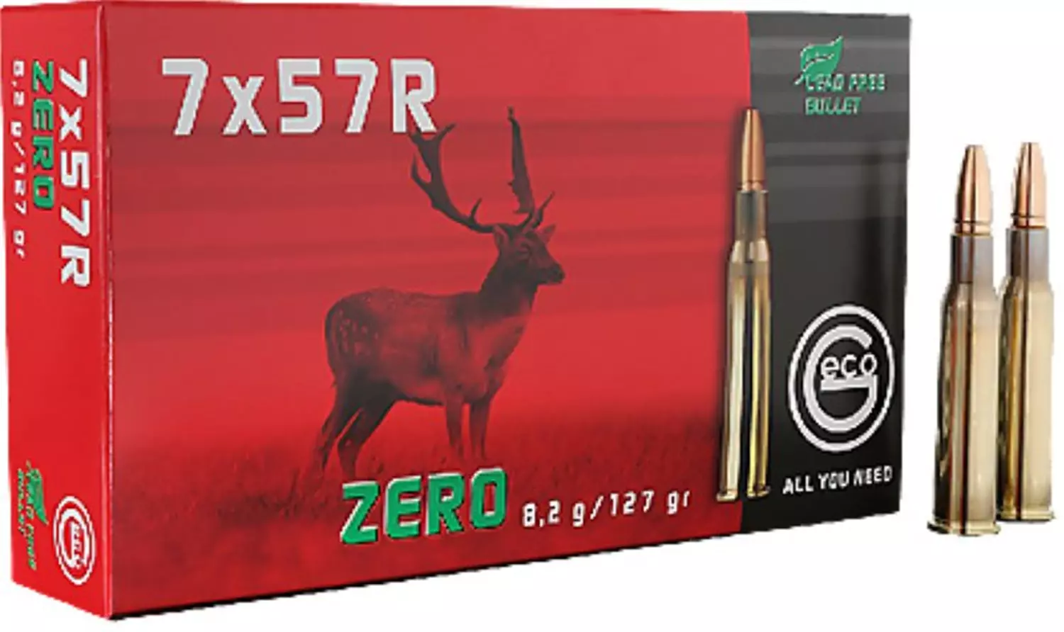RWS 7 x 57 R ZERO 8,2g Bleifrei