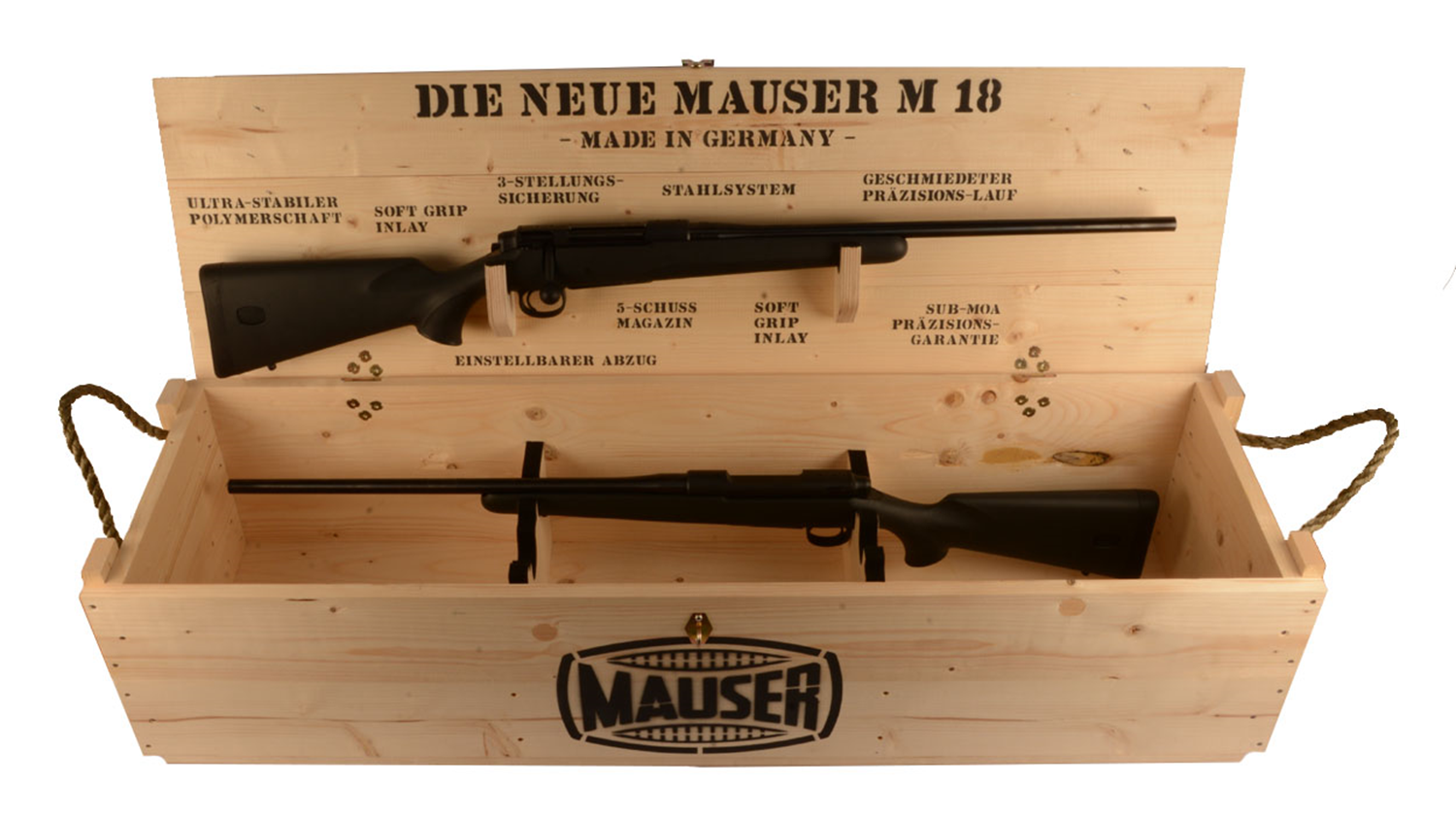 MAUSER M18 Waldjagd grün Gewinde-Lauf .308 Winch