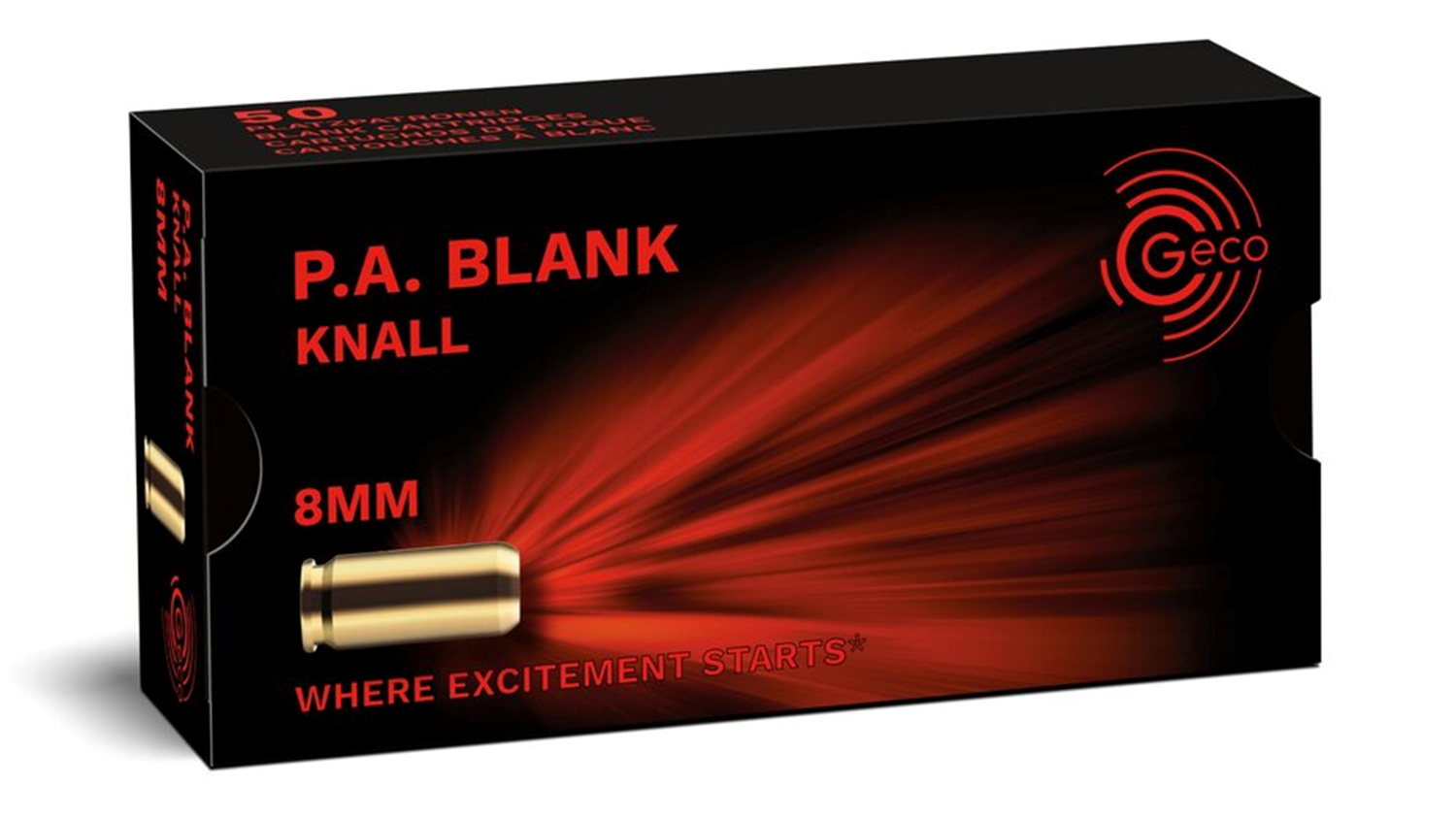 Geco 8mm Knallpatronen