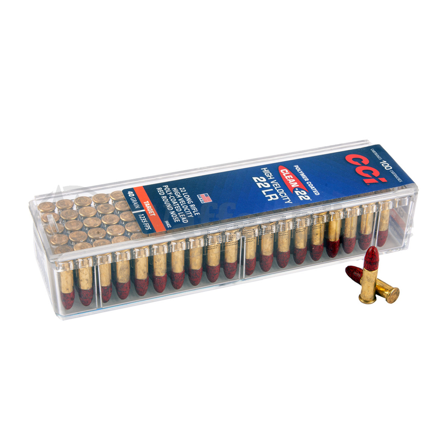 CCI .22lr HV Clean-22 Red LRN 40gr