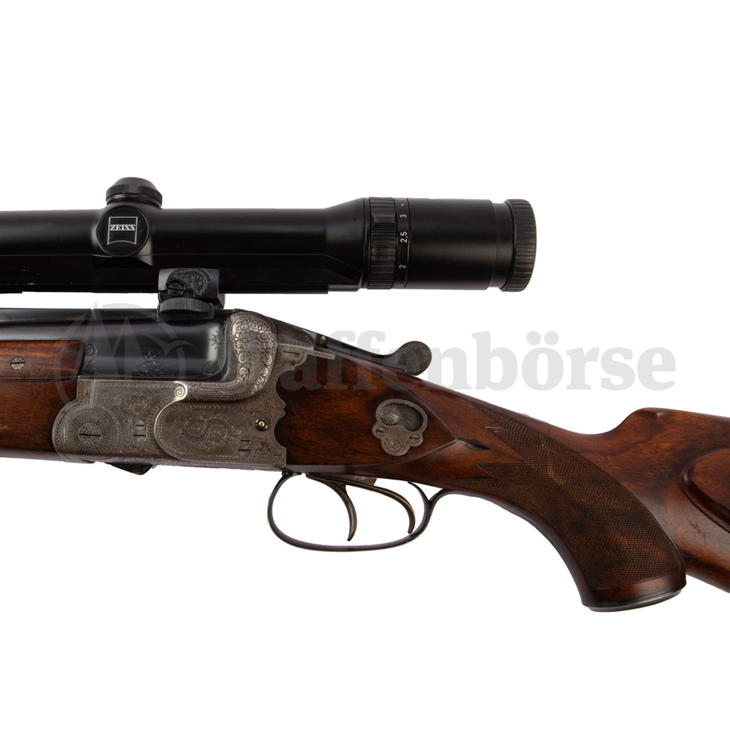 Original Gebrüder Merkel 311 E Anson System BBF + BB 16-70 9,3x74R