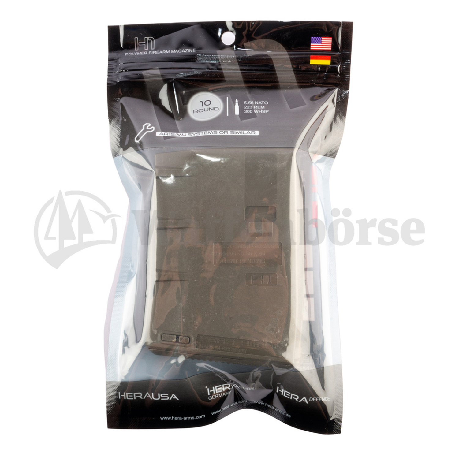 Hera Arms Magazin AR15 H1 10schuss OD-Green