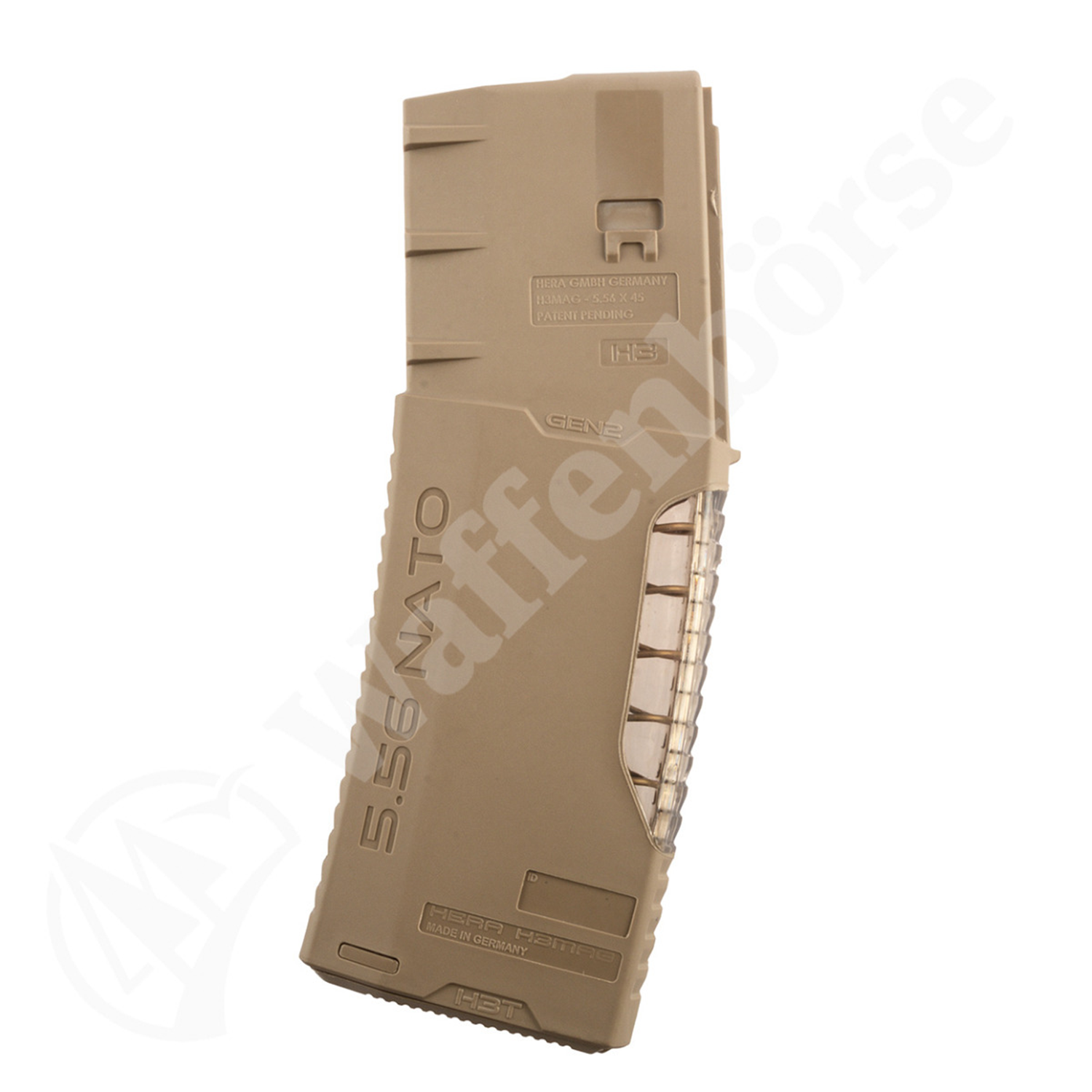 Hera Arms Magazin AR15 H3 30schuss TAN