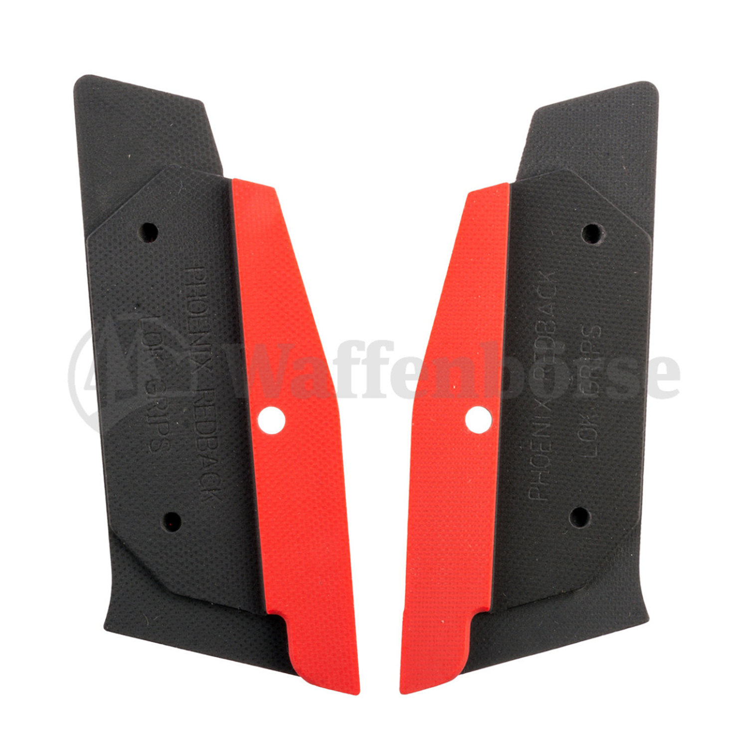 Phönix Griffschalen LokGrip Swissflag in schwarz-rot