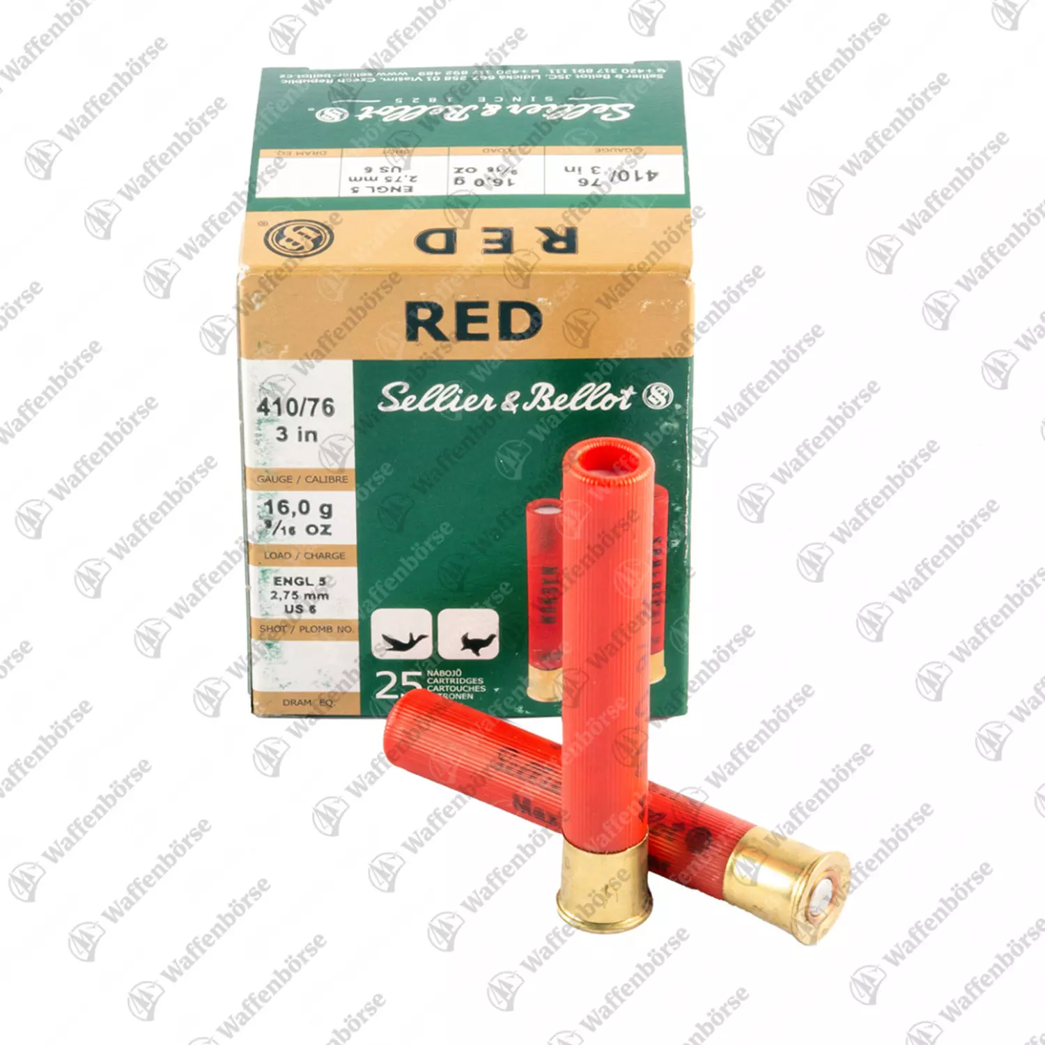 SELLIER&BELLOT Schrotpatrone  .410-76 2,75mm 16g