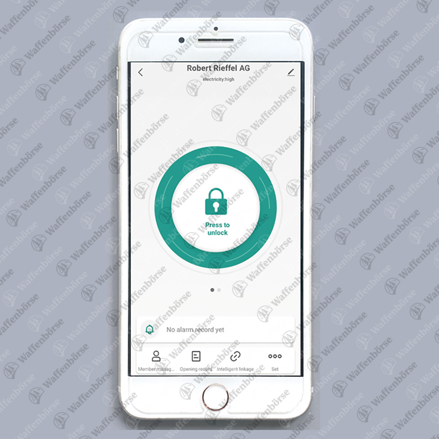 Rieffel Schlüsselbox Managen mit Smartphone
