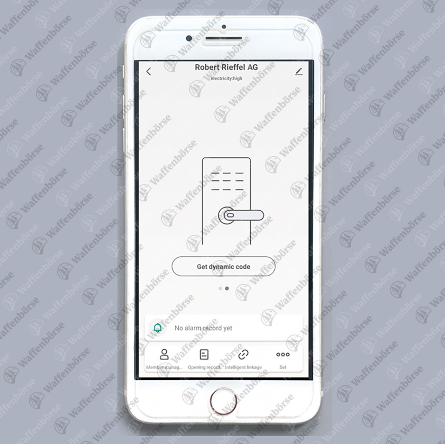 Rieffel Schlüsselbox Managen mit Smartphone