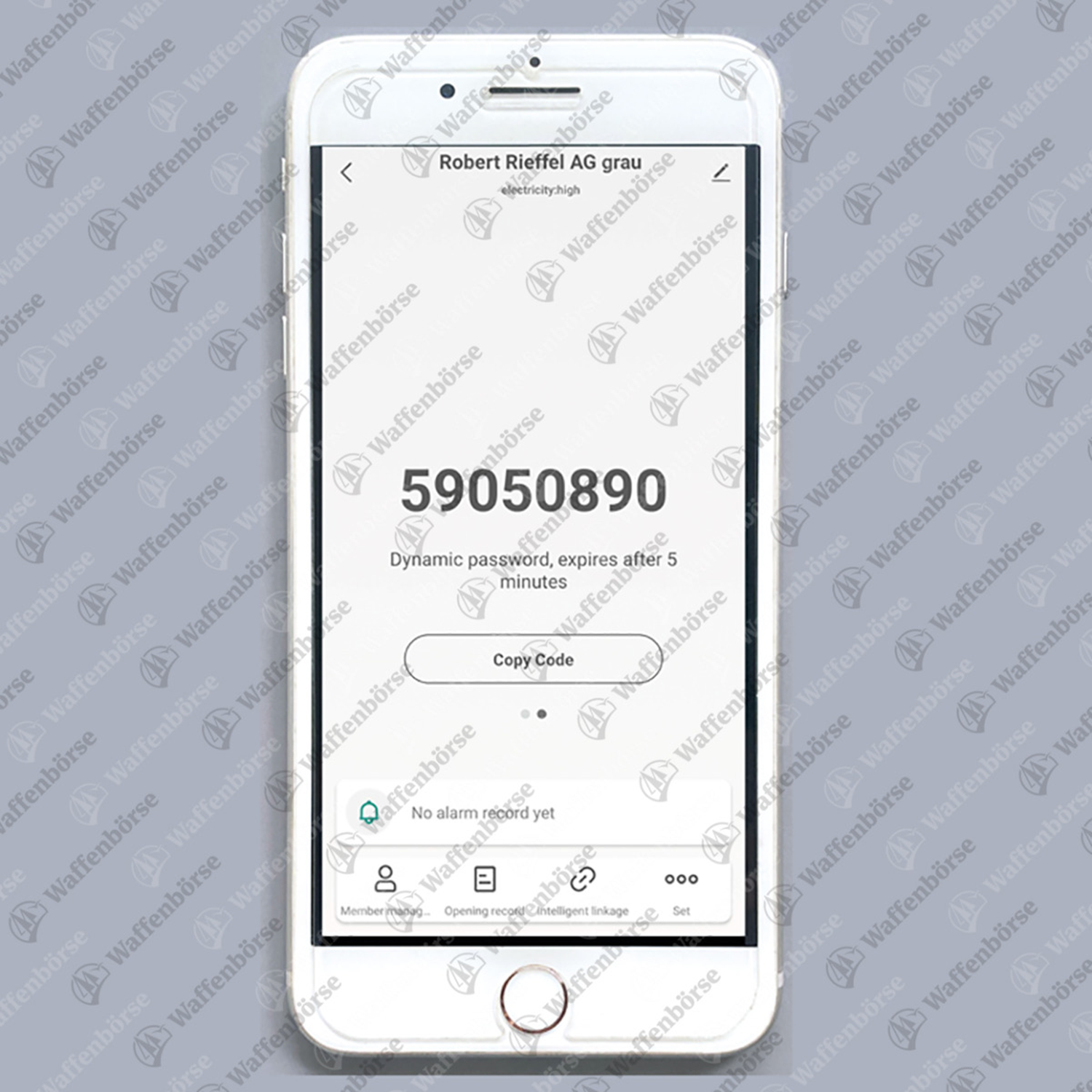 Rieffel Schlüsselbox Managen mit Smartphone