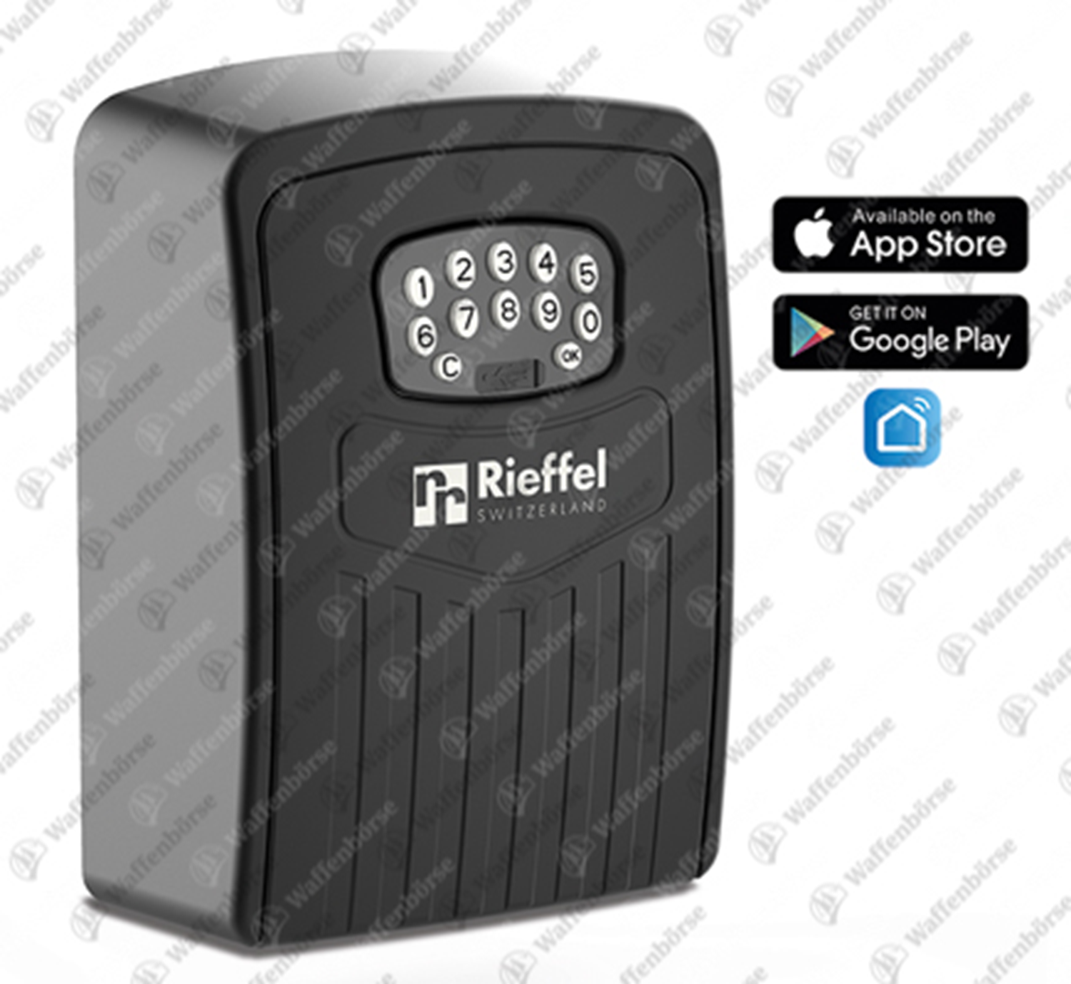 Rieffel Schlüsselbox Managen mit Smartphone