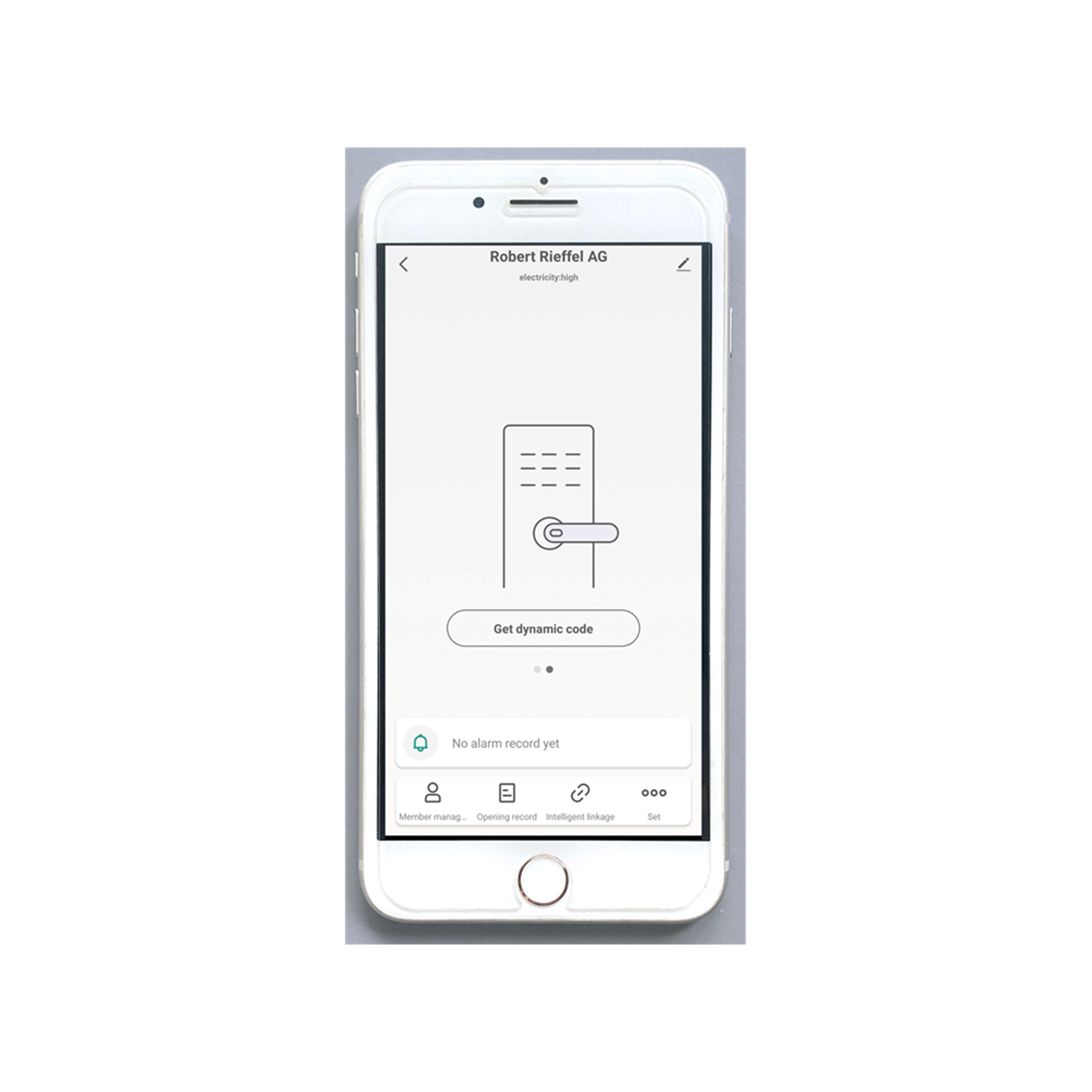 Rieffel Schlüsselbox Managen mit Smartphone