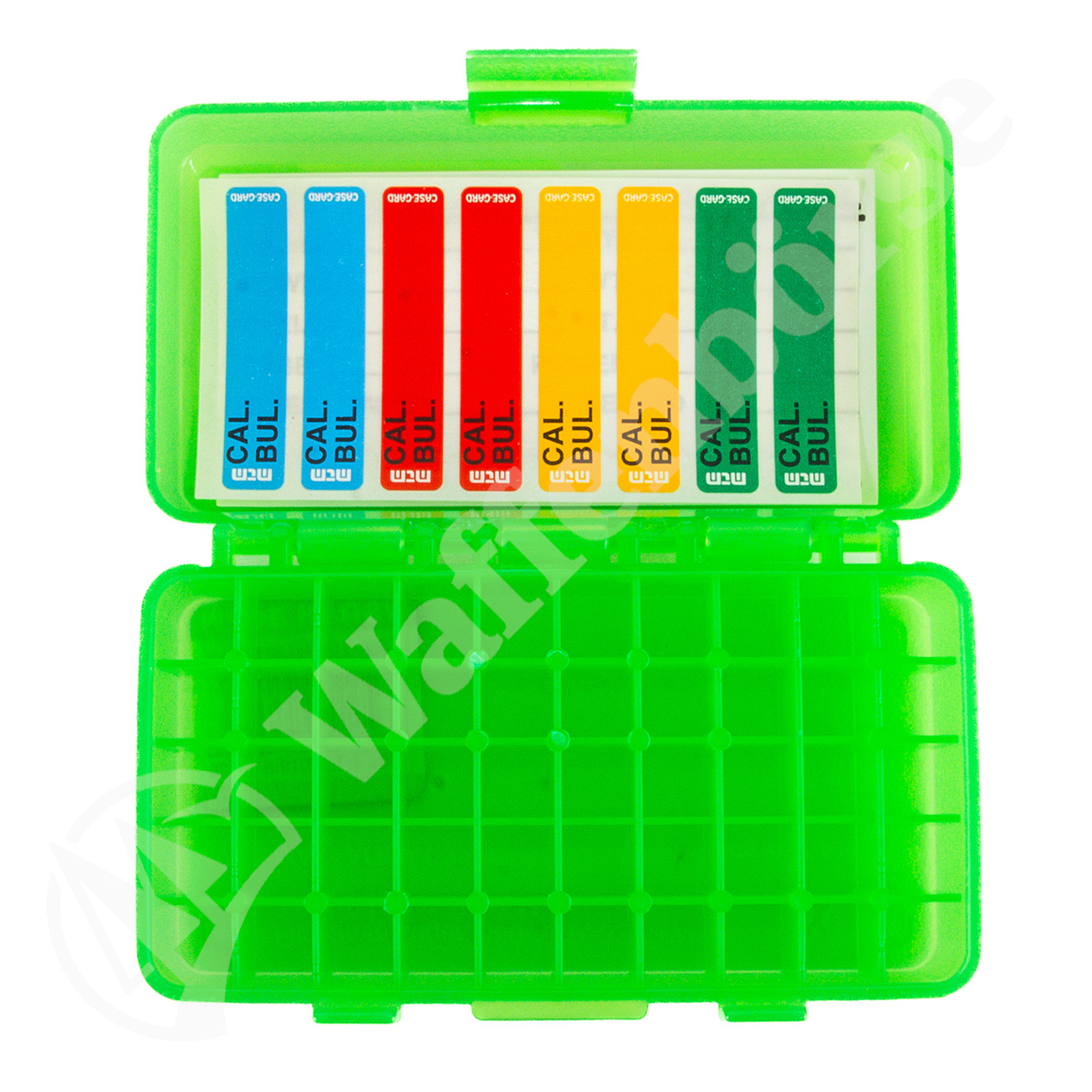 MTM Patronenbox P-50-9M-10 9mm Para-.380ACP-9mmKurz 50 Patr. grün