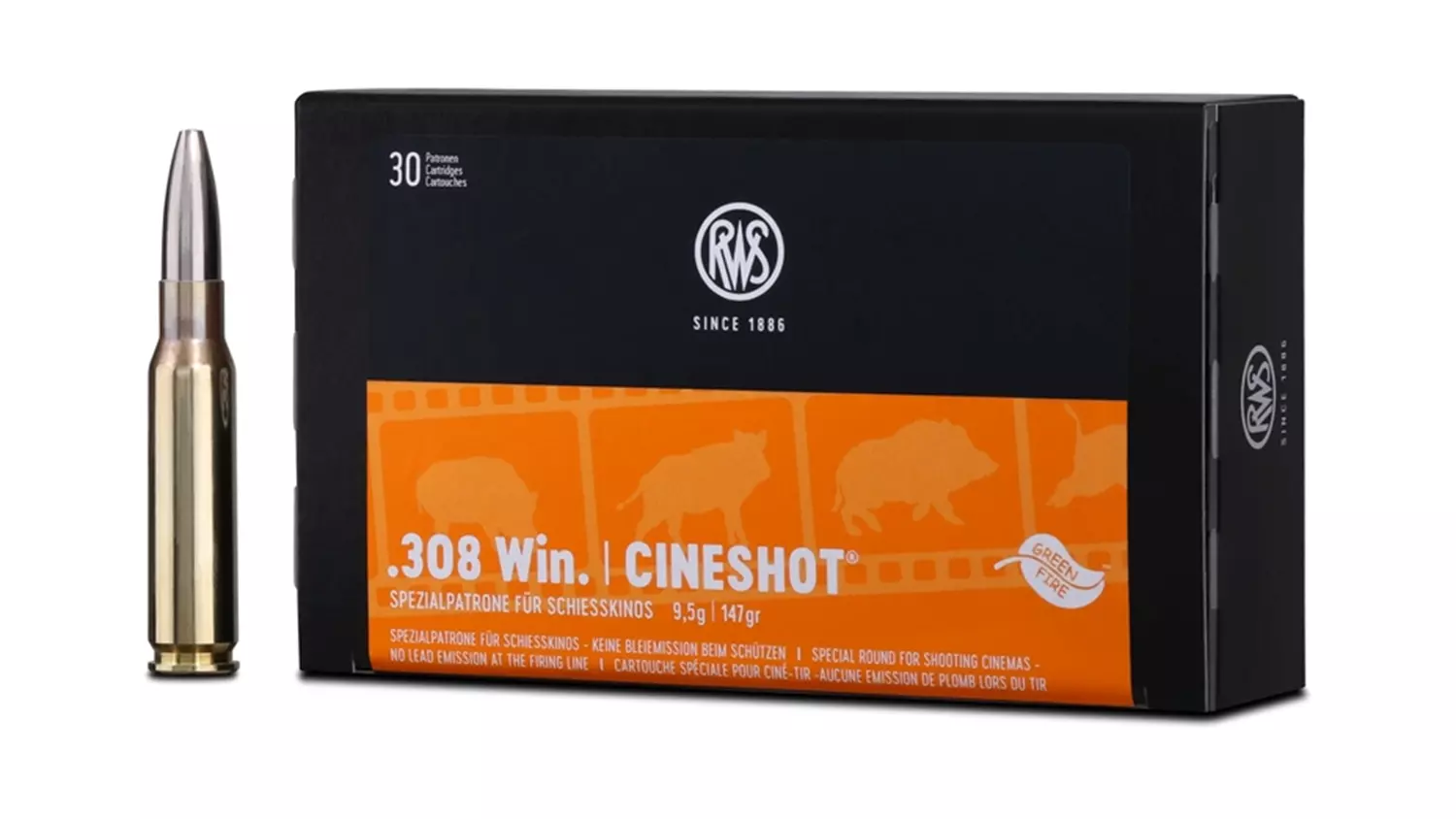 RWS .308 Win Cineshot Orange 9,5g