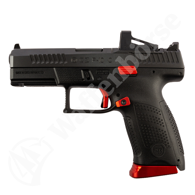 CZ P 10 C OR Black-Red - Set Pistole 9mm para