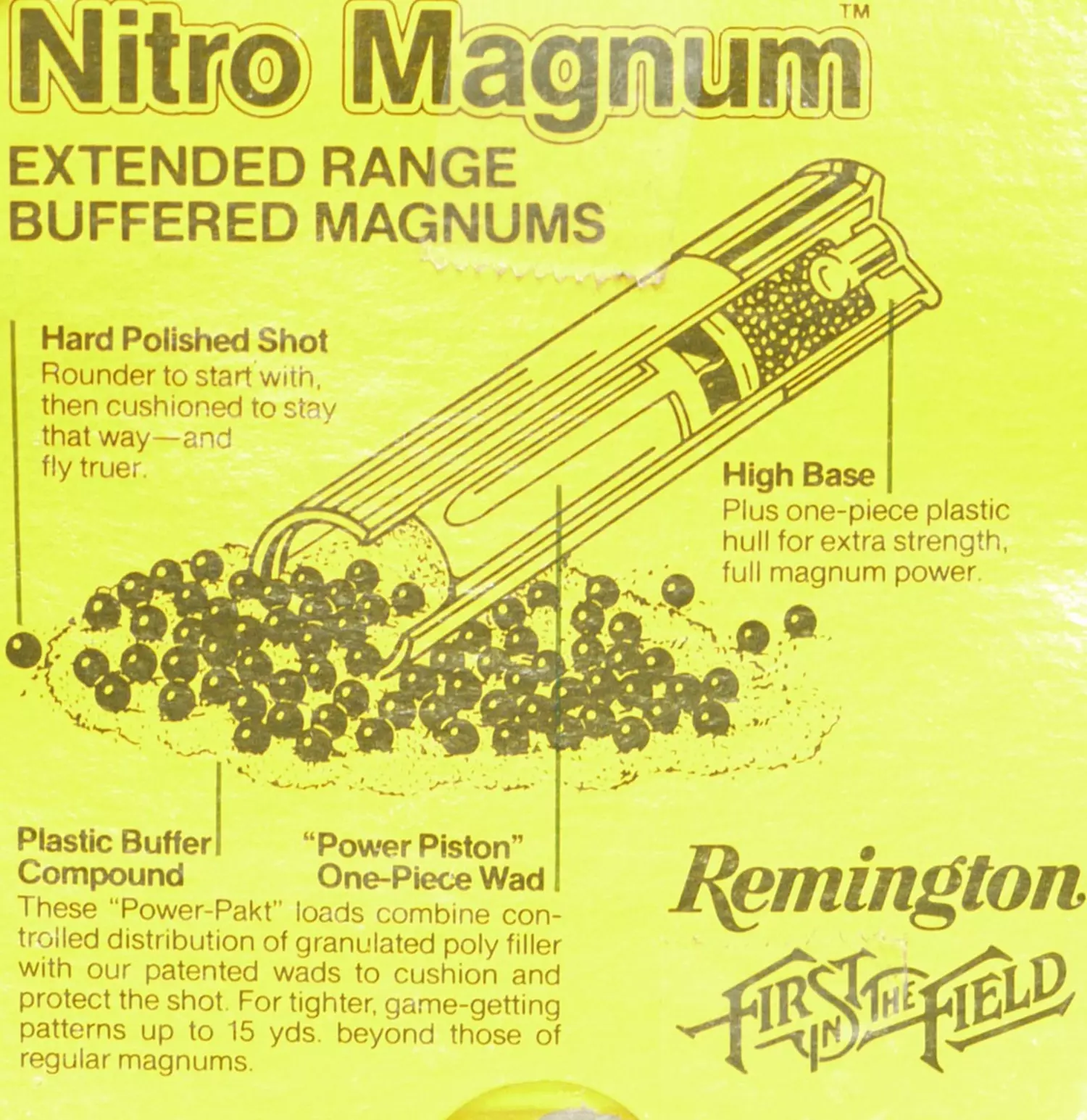 Remington Schrotpatrone 20/76, Nitro Mag No.2 3.8mm, 36g