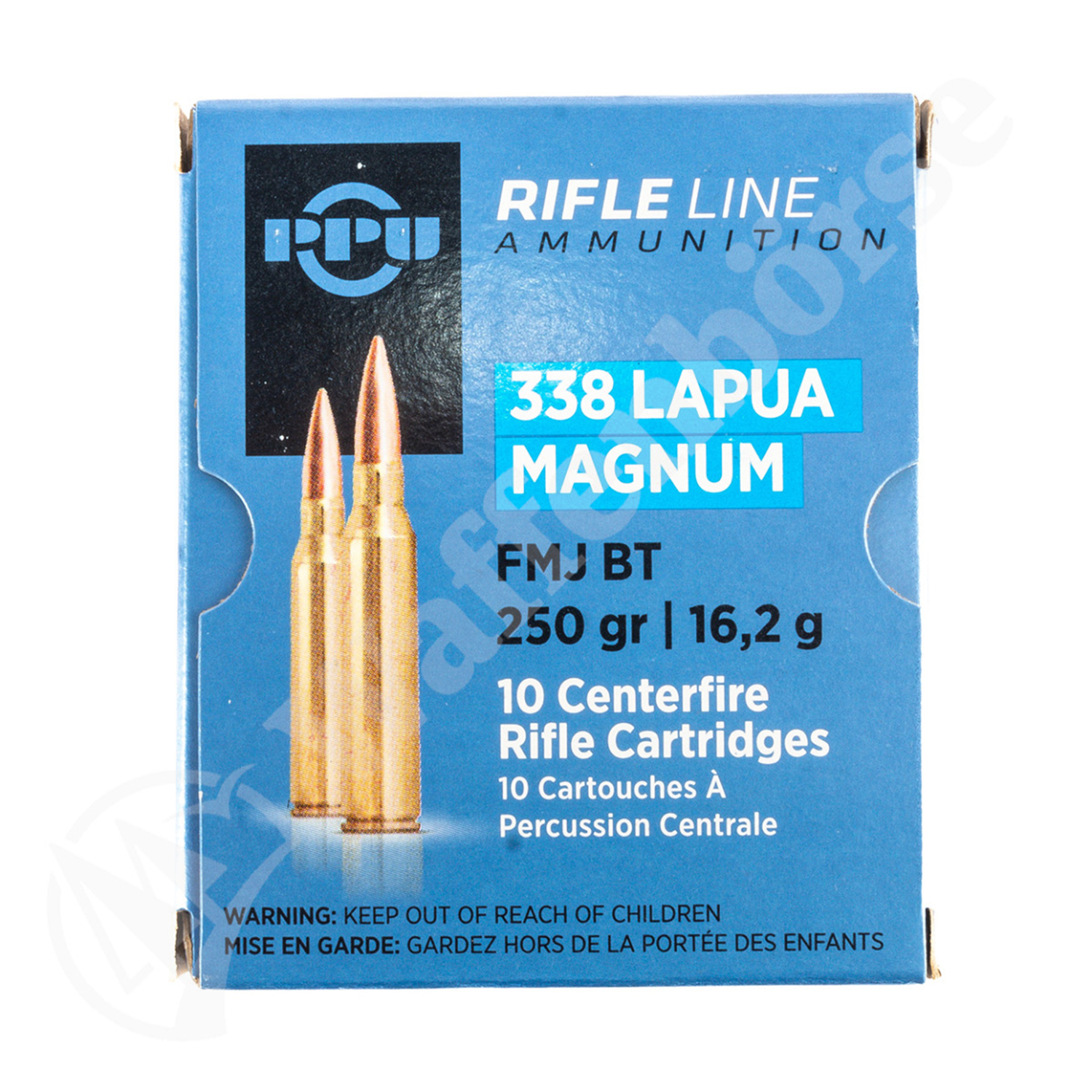 PPU .338 Lapua Mag FMJ .250grain BT
