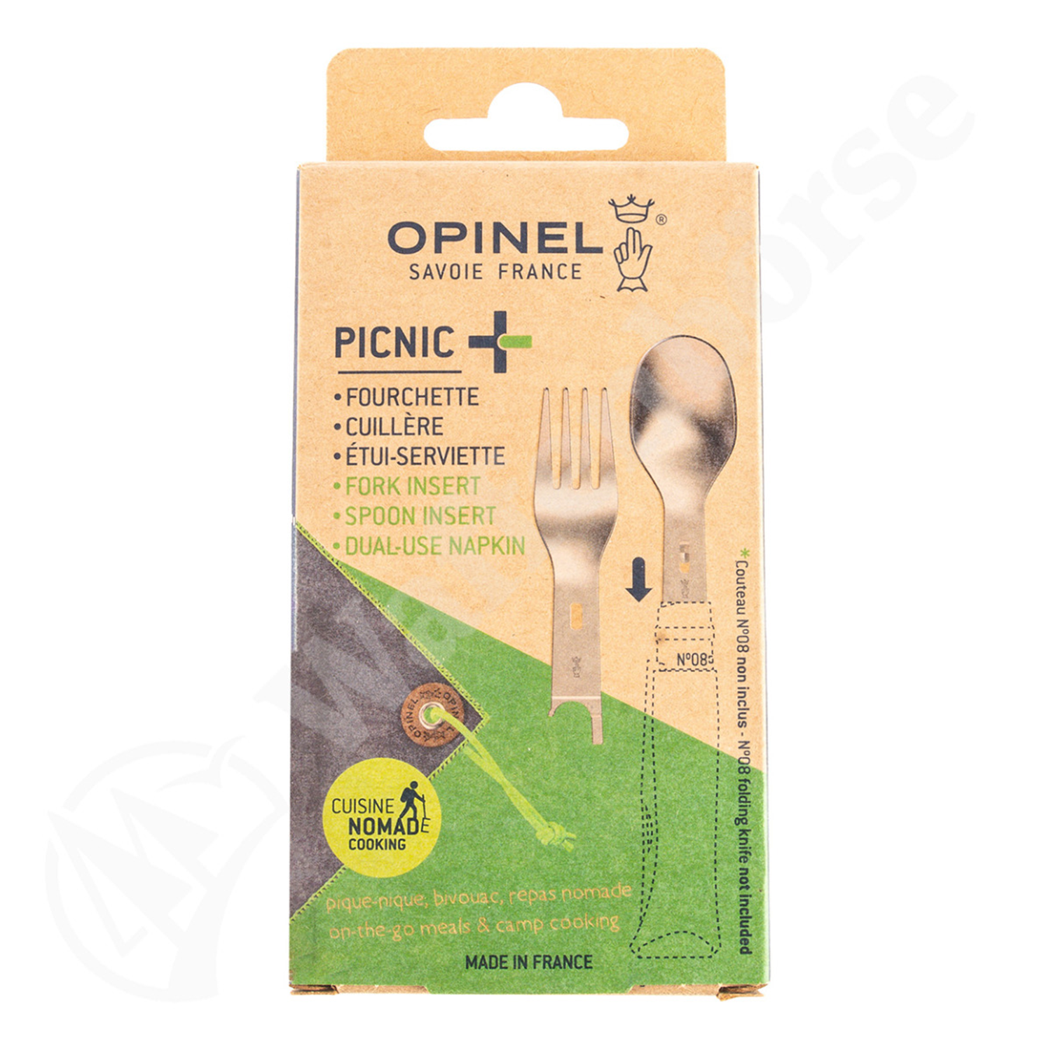 Opinel Picnic Plus Gabel/Löffel