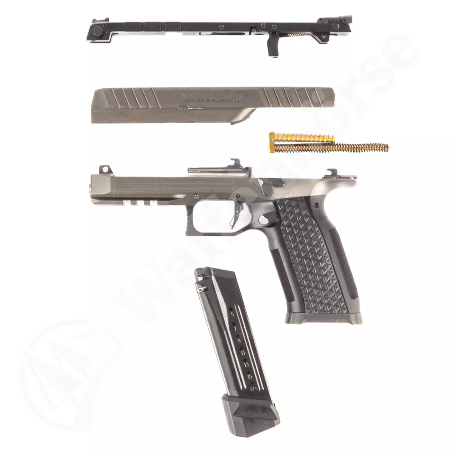 Laugo Arms Alien Creator Evolution Pro Kit BLK Pistole 9mm para
