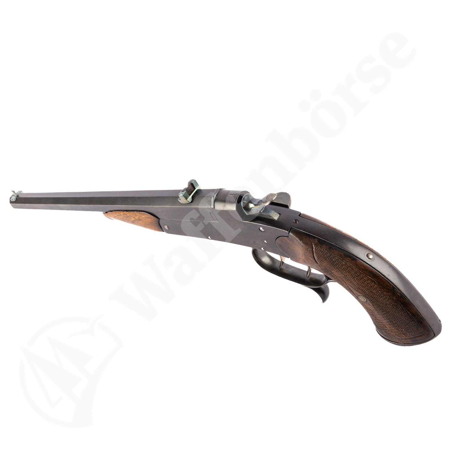Leonard Soleil Belg. Scheibenpistole Leclercq .22 lr