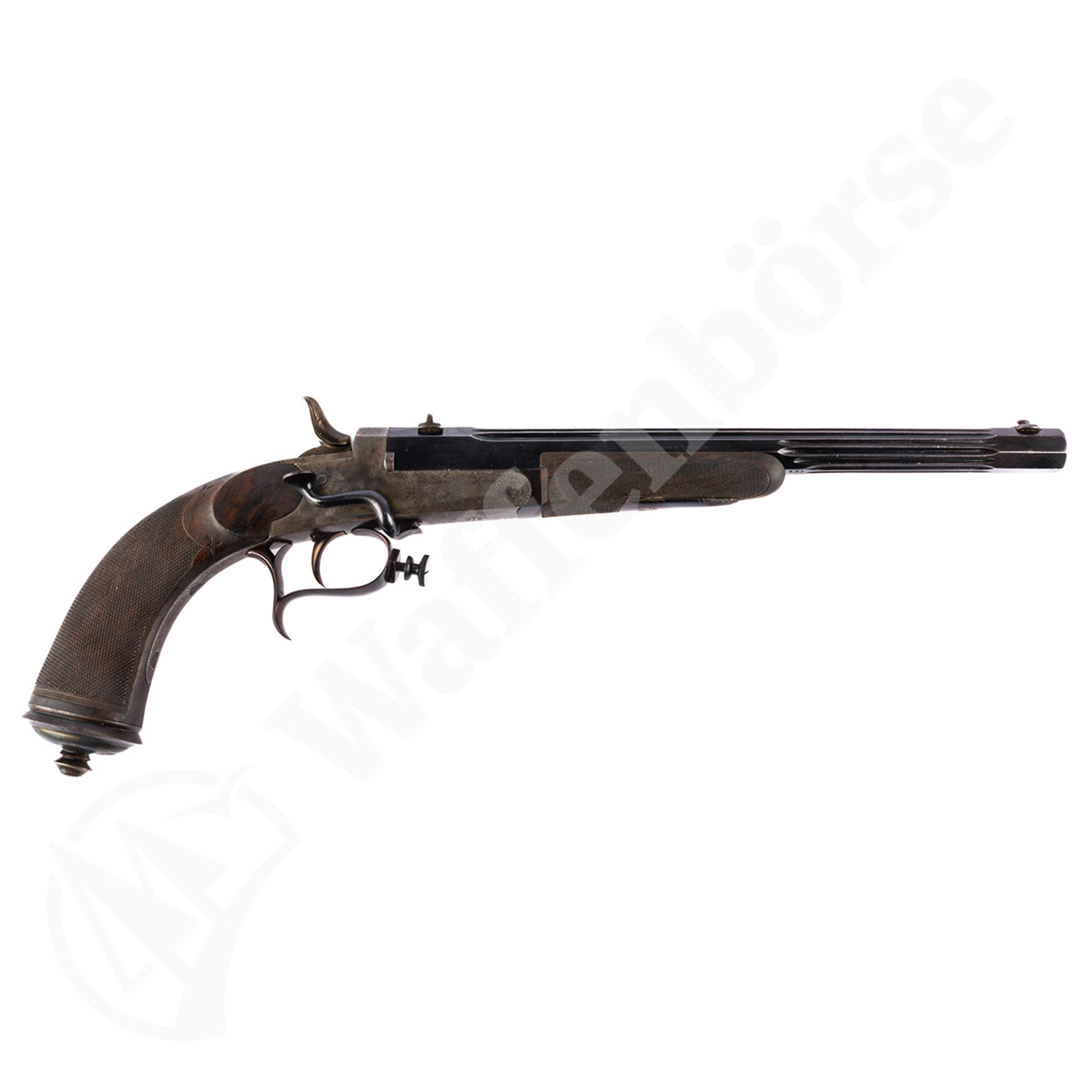 Leonard Soleil Belg. Scheibenpistole Leclercq .22 lr