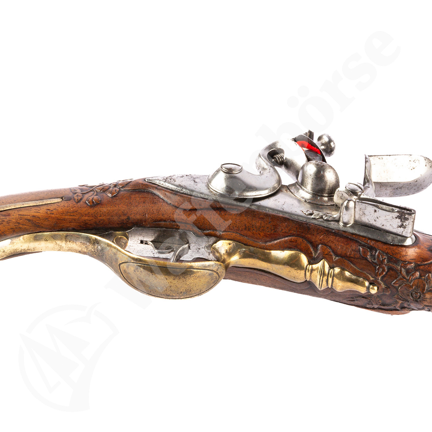 Lazari Comiaz Steinschloss Paar-Pistolen 14mm