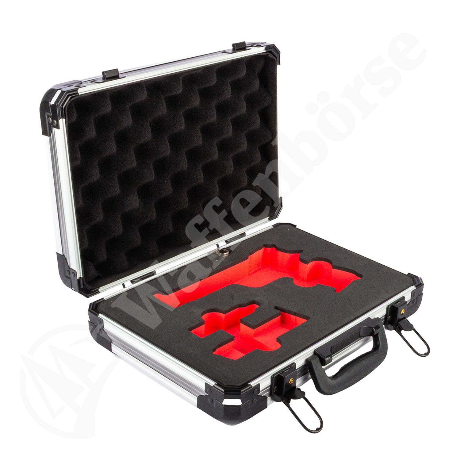 210 Alu-Koffer Schaumstoffeinlage 33x23x9 rot