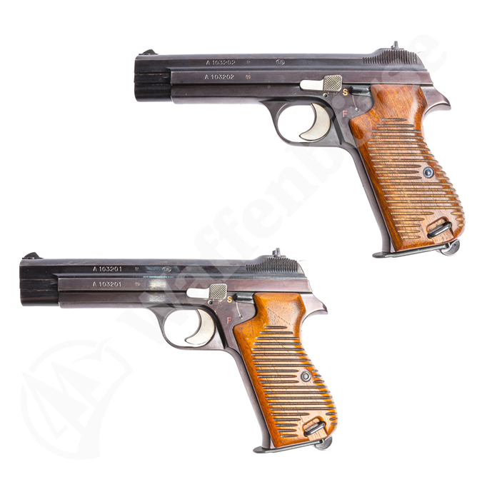 SIG 210-A 1.Serie Paar 9mm para