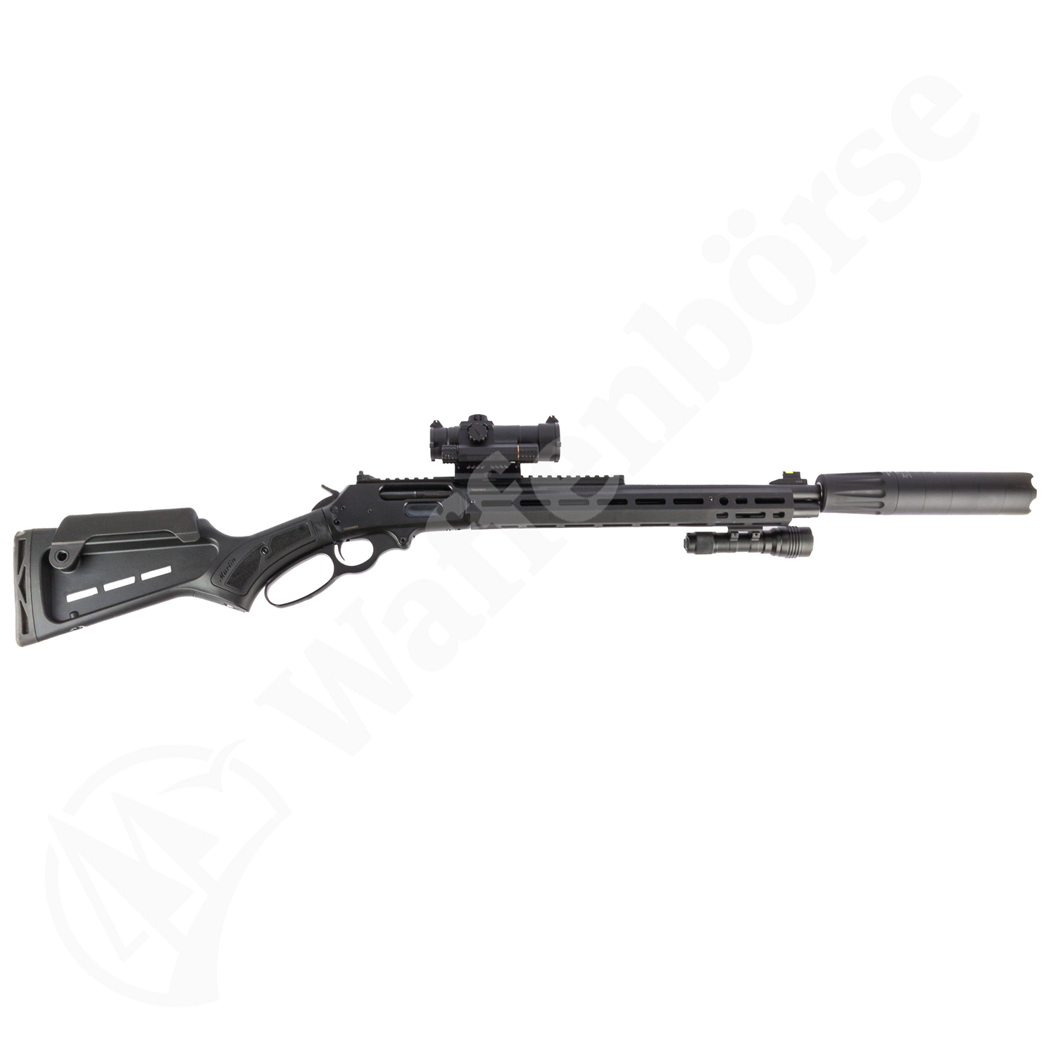 Marlin 1895 Dark .45-70 Gov. mit A-Tec Schalldämpfer