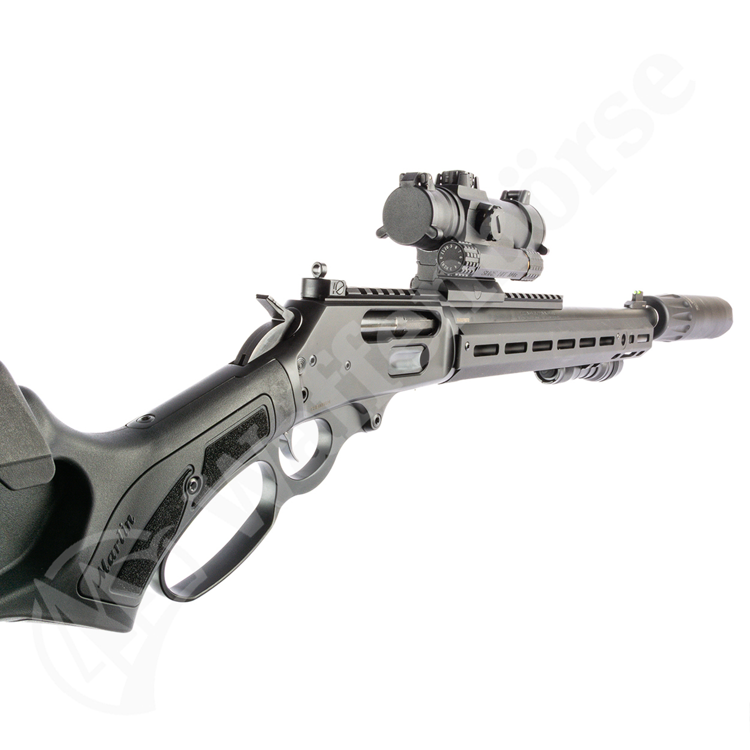 Marlin 1895 Dark .45-70 Gov. mit A-Tec Schalldämpfer