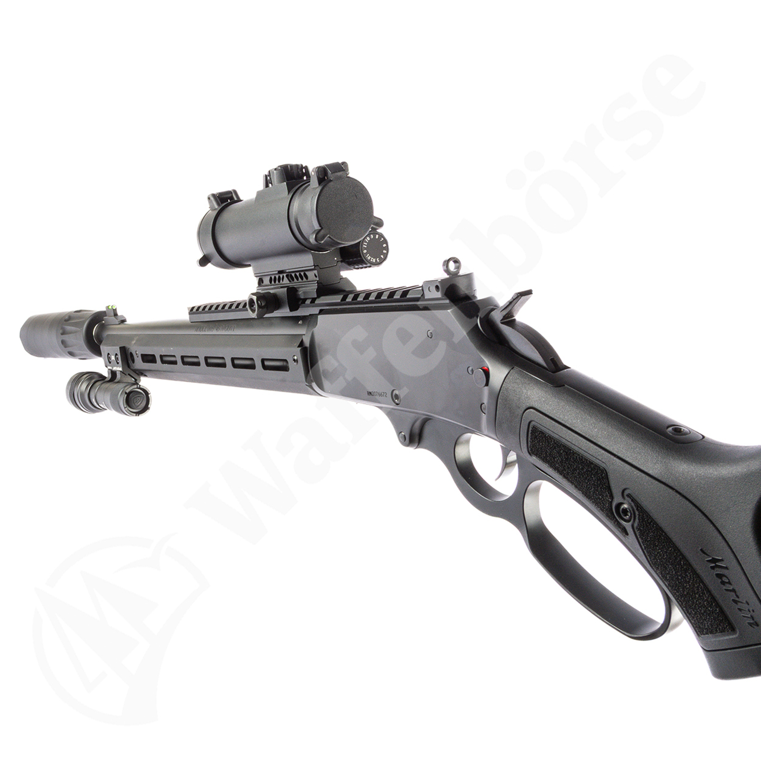 Marlin 1895 Dark .45-70 Gov. mit A-Tec Schalldämpfer