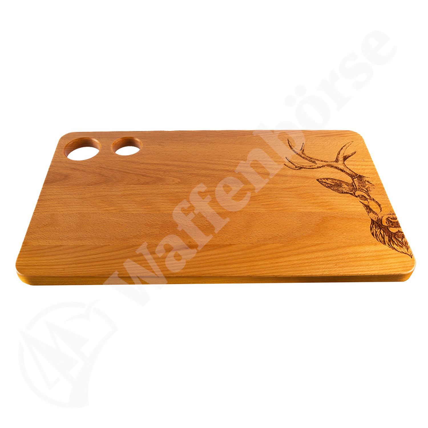 Asertischli Asertisch 50x30x2cm Rehbock Buche Stativ Dreibein 65-122cm