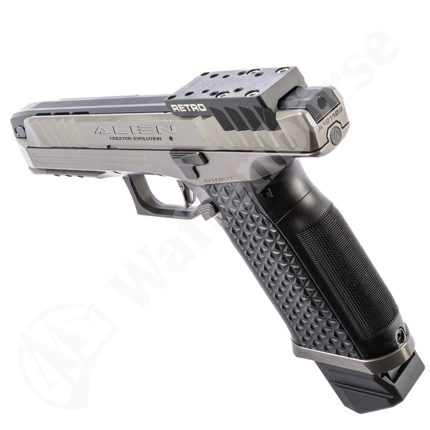 Laugo Arms Alien Creator Evolution Retro Kit Grau/Schwarz Pistole 9mm para