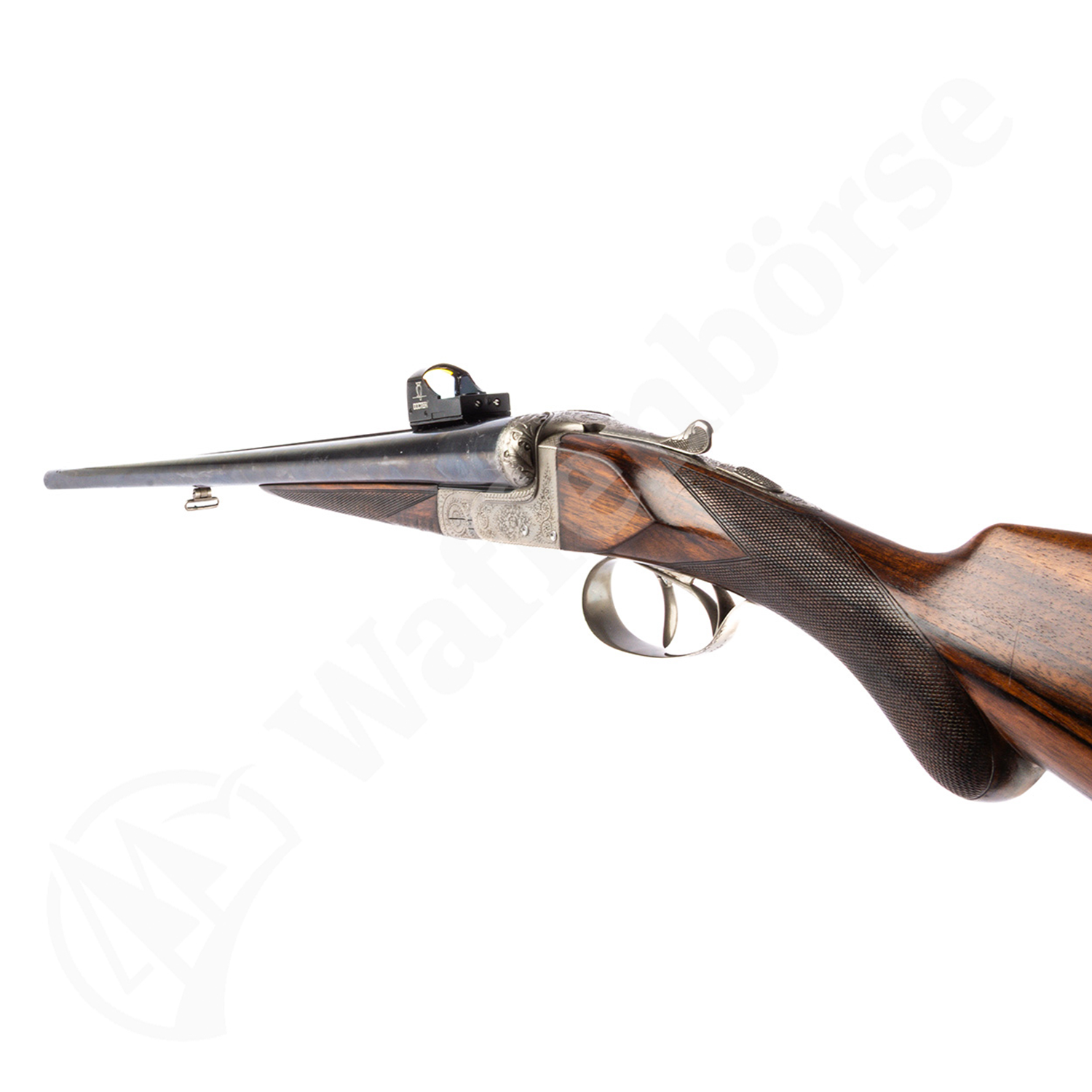 Belgische Doppelflinte mit Doctersight II 12/70