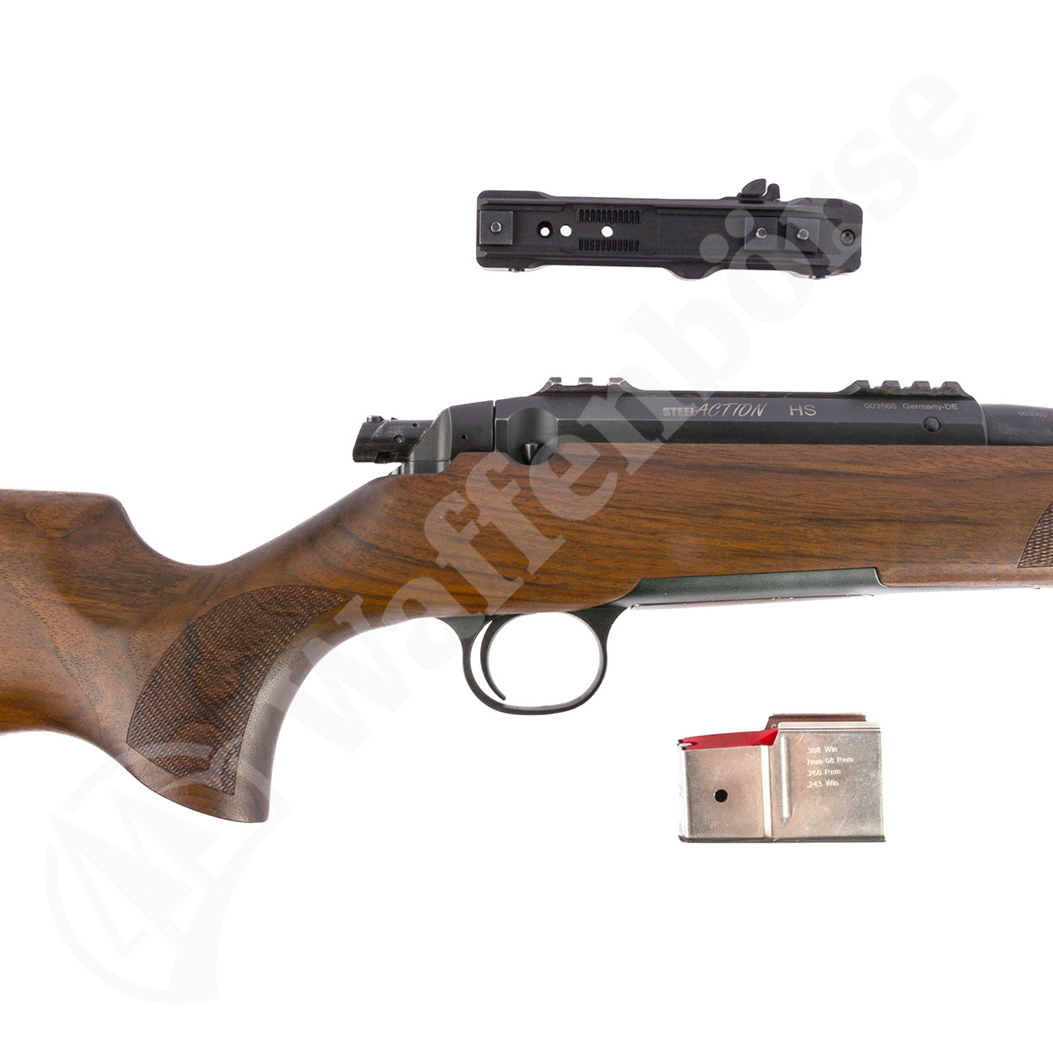 Steel Action HS Standard Holz Links Kal. 308 Win.