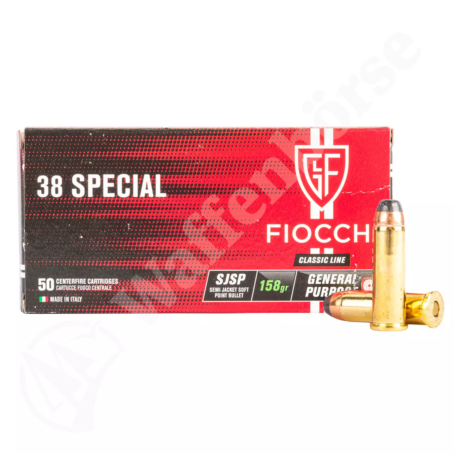 Fiocchi .38 Spec TM/SJSP 158gr /10,24g
