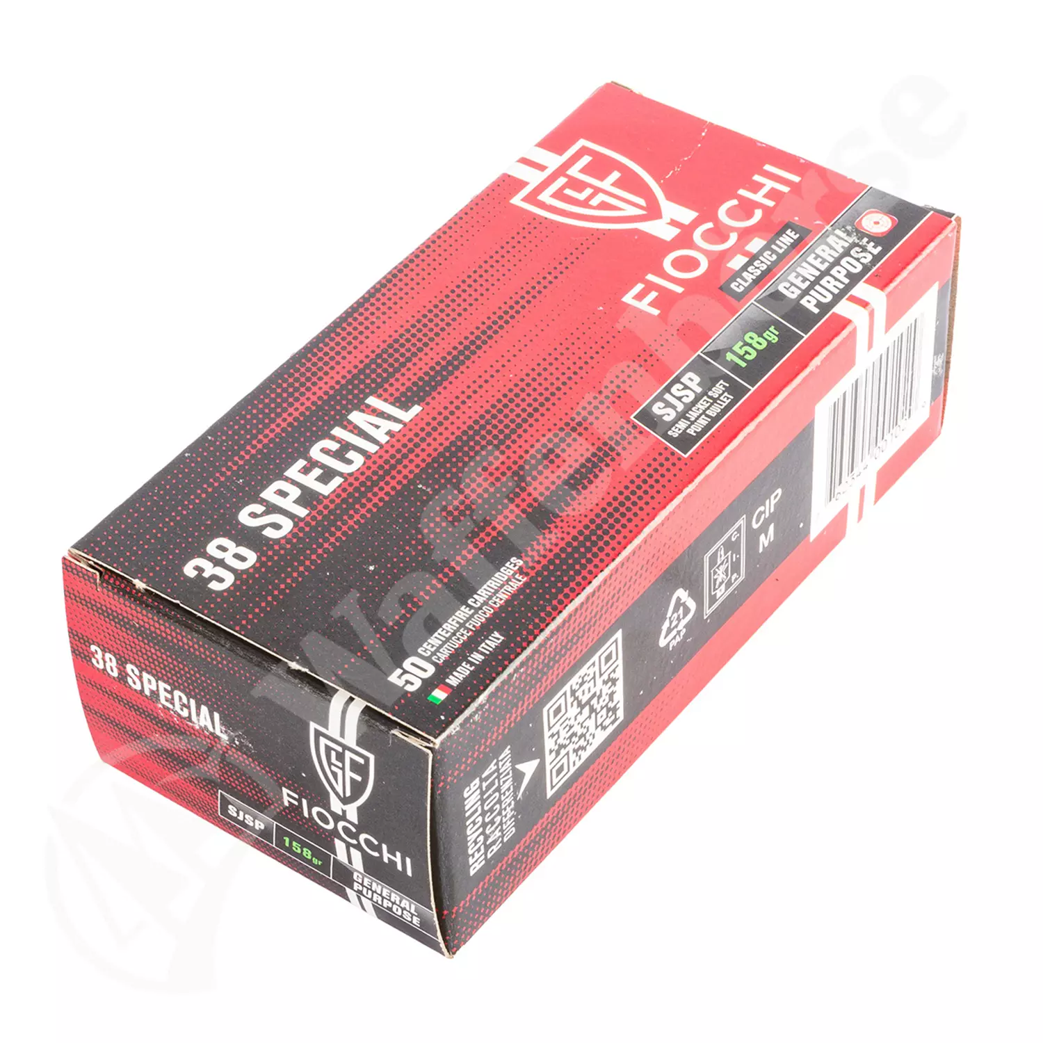Fiocchi .38 Spec TM/SJSP 158gr /10,24g