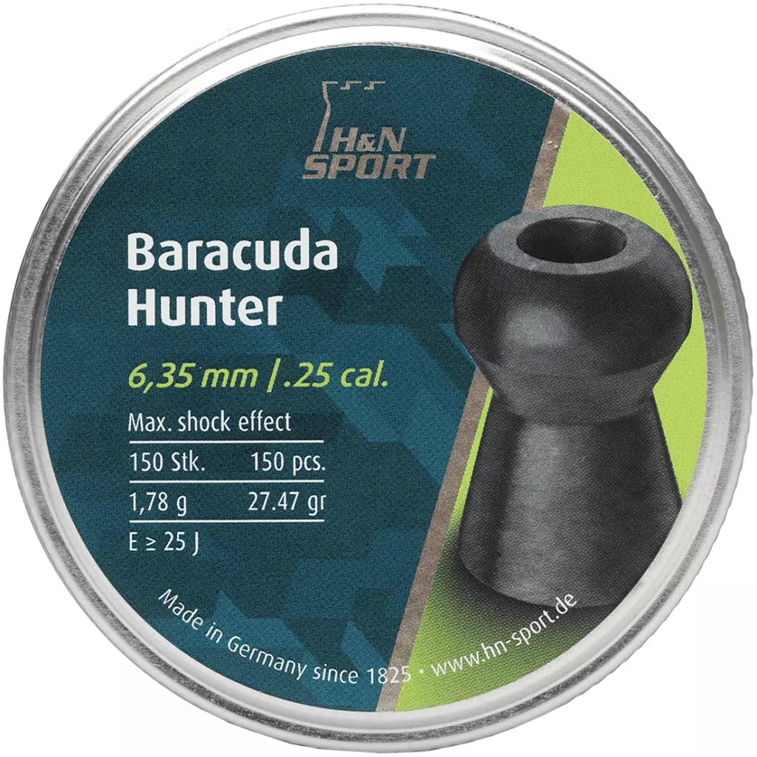 H&N 6.35mm Baracuda Hunter - Diabolo 6,35mm