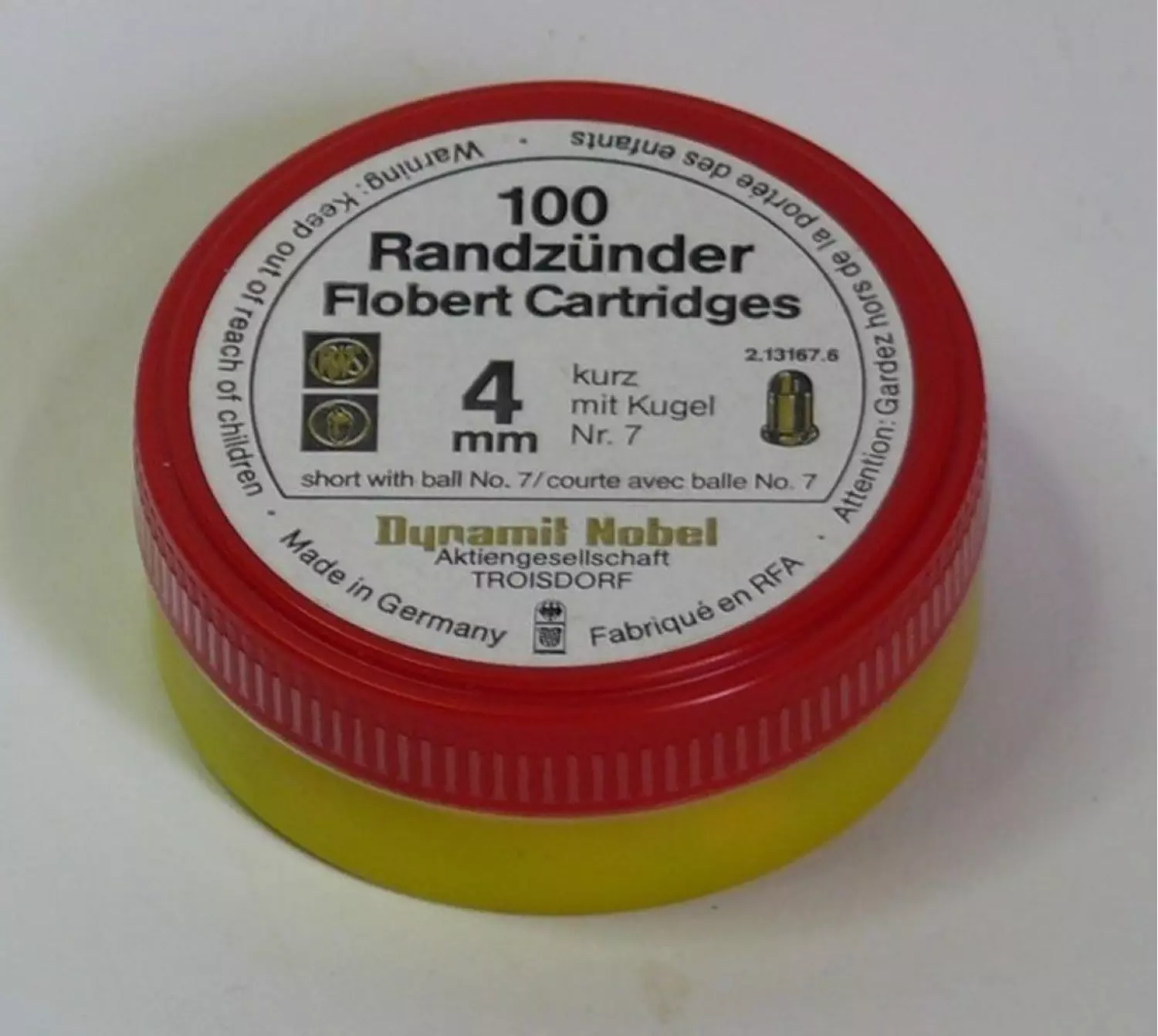 RWS Dynamit Nobel 4mm kurz Randfeuer no. 7